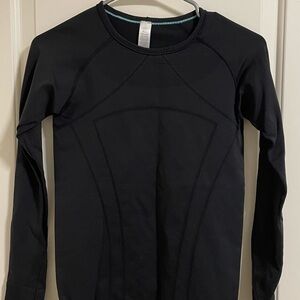 Ivivva Black Long Sleeve Athletic Top